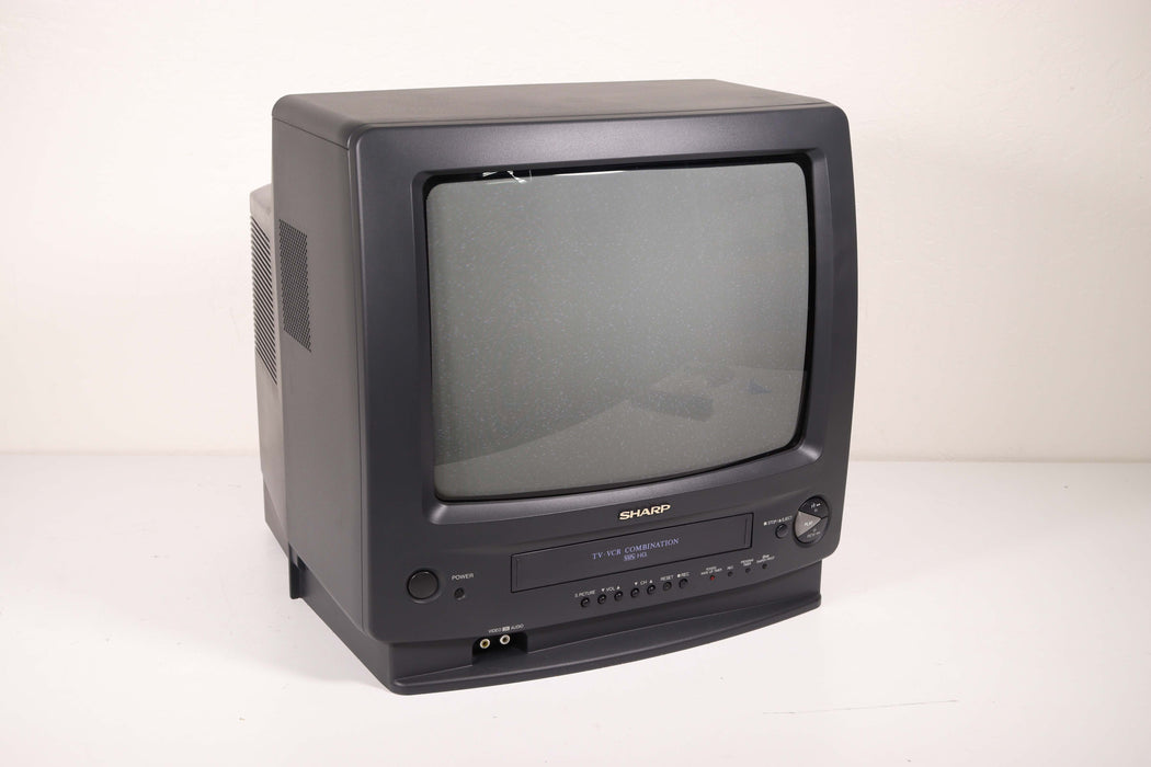 Sharp 13VT-H60 13 Inch Home Tube TV VCR VHS Player Combination-Televisions-SpenCertified-vintage-refurbished-electronics