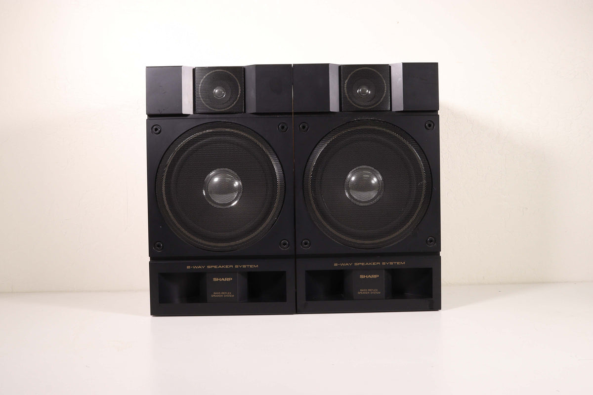 Sharp CP-950 Bookshelf Speaker Pair — SpenCertified