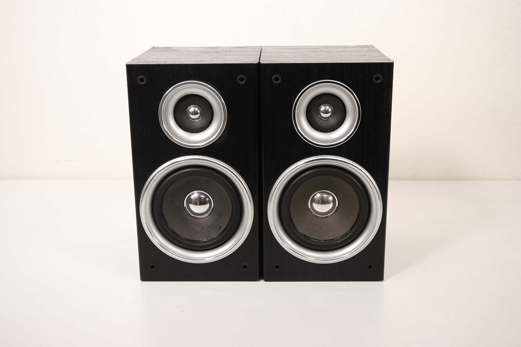 Sharp CP-DK255 Bookshelf Speaker Pair System Small 2 Way 6 Ohms 50-100 Watts-Speakers-SpenCertified-vintage-refurbished-electronics