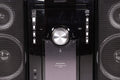 Sharp CP-DK257N Small Bookshelf Stereo System CD Player Amplifier AM FM Radio