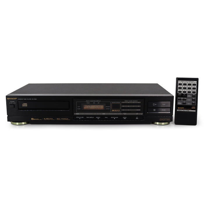 Sharp DX-R821 Single Deck CD Player 1-Disc Stereo Component for Audio Playback-Electronics-SpenCertified-refurbished-vintage-electonics