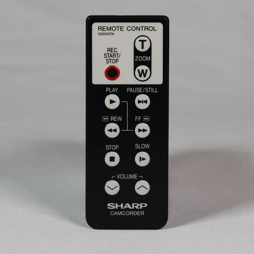 Sharp G0040TA Remote Control for Camcorder VL-H420-Remote-SpenCertified-vintage-refurbished-electronics