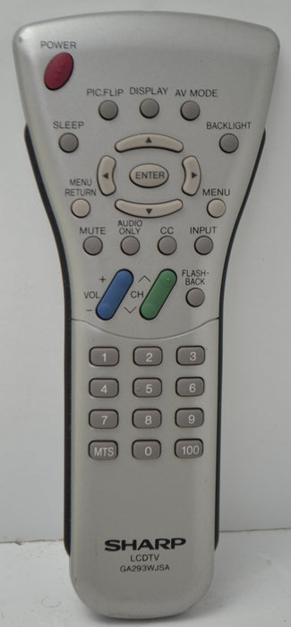 Sharp GA293WJSA LCDTV Remote Control LC13B6 LC-20B6USR LC-15B8US LC-20B9US-Remote-SpenCertified-refurbished-vintage-electonics