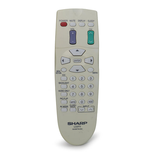 Sharp GA367WJSA LCDTV Remote Control-Remote-SpenCertified-refurbished-vintage-electonics