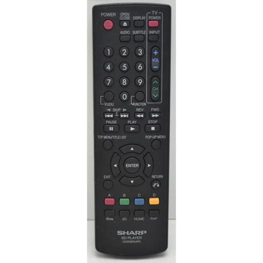 Sharp GA938WJPA Blu-Ray Disc Player Remote Control BD-HP25U BD-HP35U-Remote-SpenCertified-refurbished-vintage-electonics