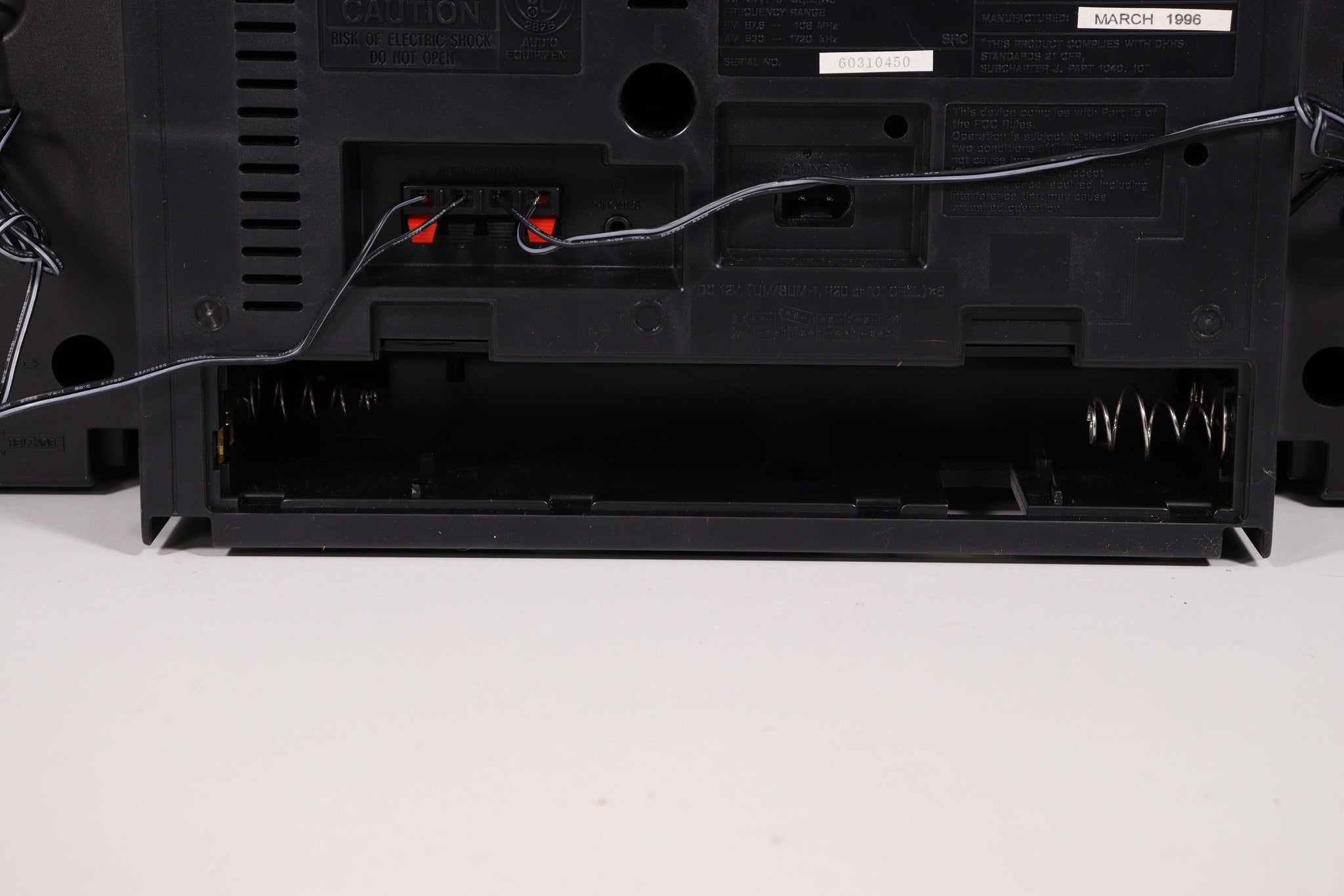 Sharp Portable CD Player Dual Cassette Deck Stereo System GX-CD30