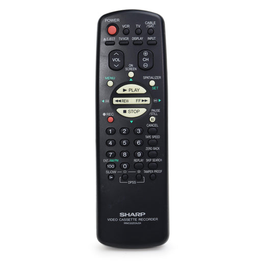 Sharp RRMCG0203AJSA Remote Control for Video Cassette Recorder-Remote-SpenCertified-refurbished-vintage-electonics