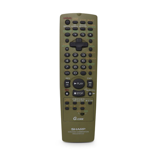 Sharp Remote Control RRMCGA180WJSA For Sharp DVD/VCR Combo Model DV-NC80-Remote-SpenCertified-refurbished-vintage-electonics