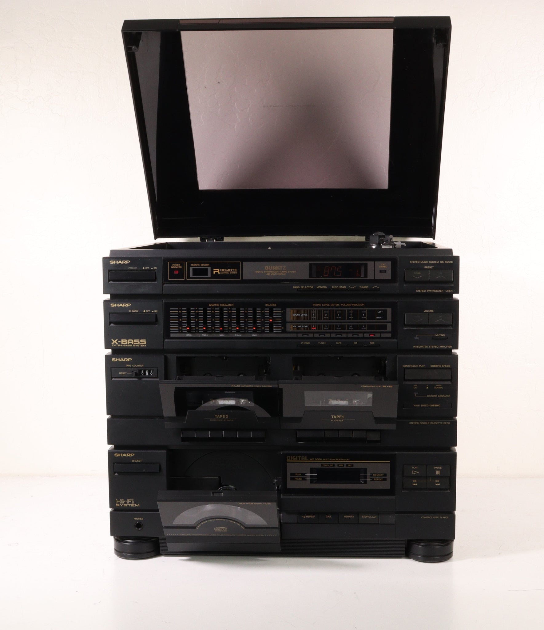 Sharp SG-950CD Integrated Stereo Music System (Full Set)