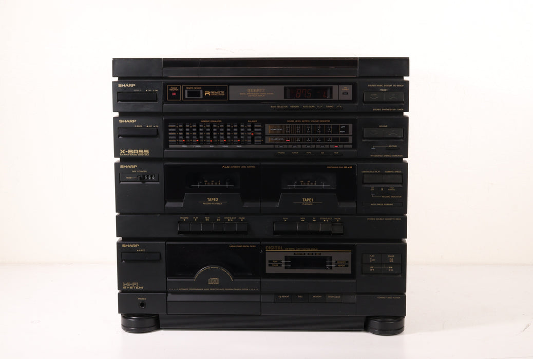 Sharp SG-950CD Integrated Stereo Music System-CD Players & Recorders-SpenCertified-vintage-refurbished-electronics