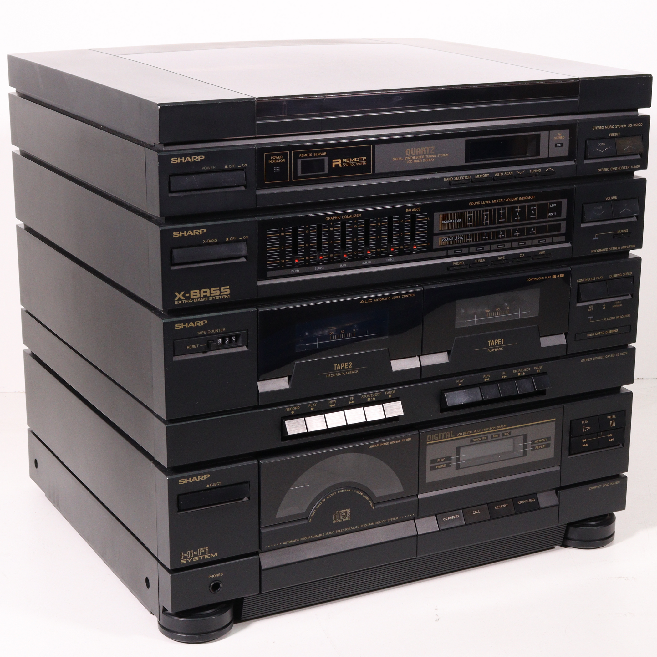 Sharp SG-950CD Integrated Stereo Music System (Full Set) — SpenCertified