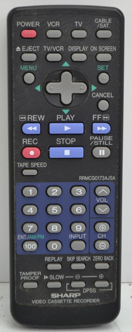 Sharp UR64EC1976 VCR VHS Player Remote Control-Remote-SpenCertified-refurbished-vintage-electonics
