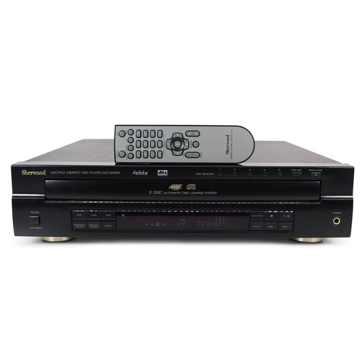Sherwood CDC-5090R 5-Disc Carousel CD Player-Electronics-SpenCertified-refurbished-vintage-electonics