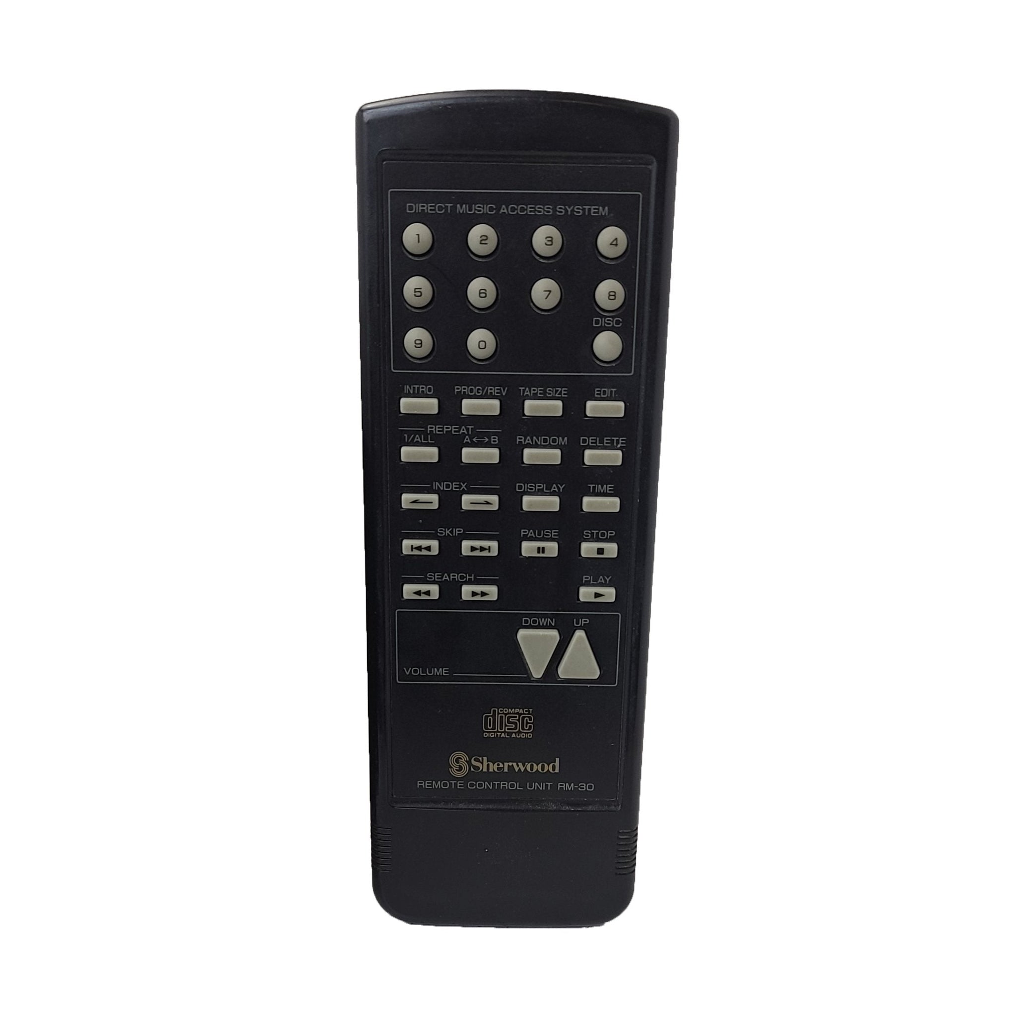 Computer Cd Player Remote Control Sherwood RM-30 Remote Control For 5 Disc CD Player Model CDC-5030R
