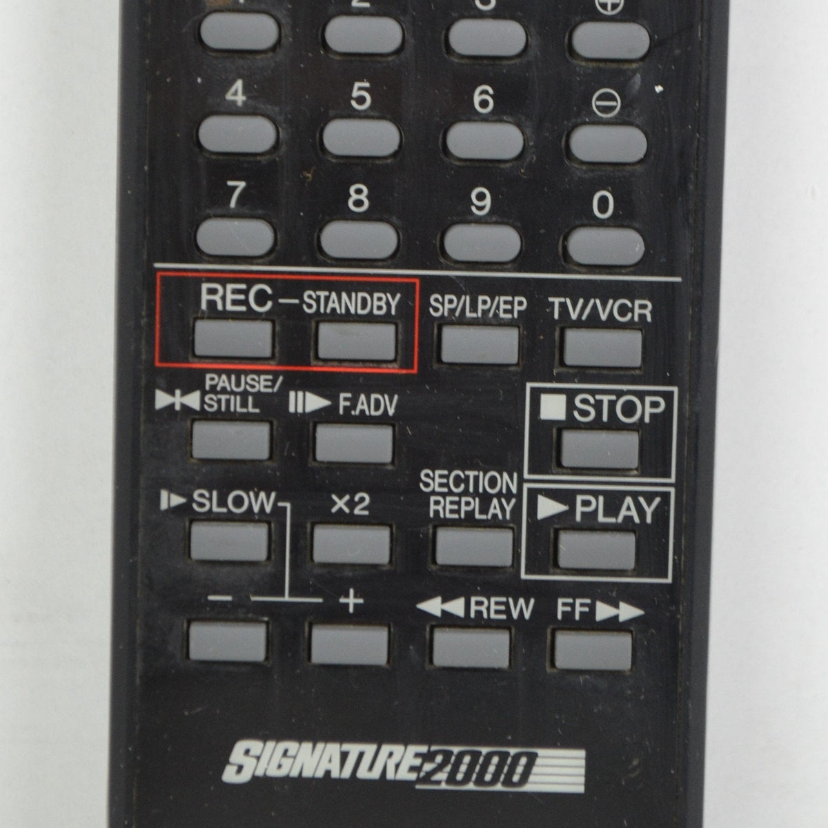 Signature2000 G0691GE VCR VHS Player Remote Control — SpenCertified