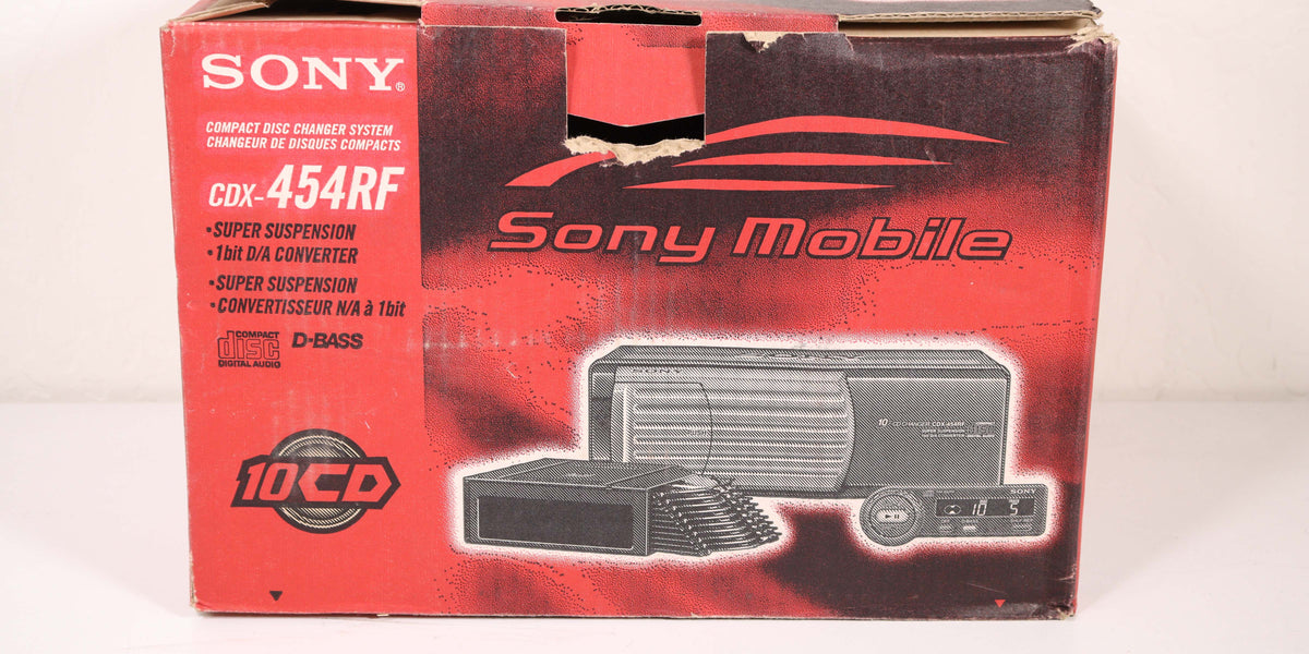 SONY CDX-454RF D-BASS搭載 CDチェンジャー Sony-10-Disc-CD-Player-Changer