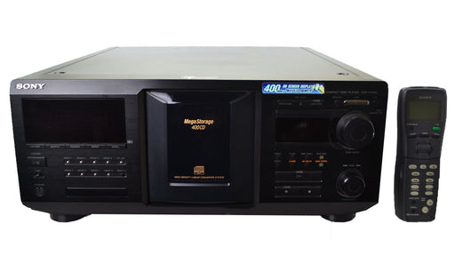 Sony 400 CD Disc Carousel Changer (CDP-CX450)-Electronics-SpenCertified-refurbished-vintage-electonics