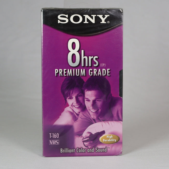 Sony 8 Hour Premium Grade VHS Cassette-Electronics-SpenCertified-vintage-refurbished-electronics