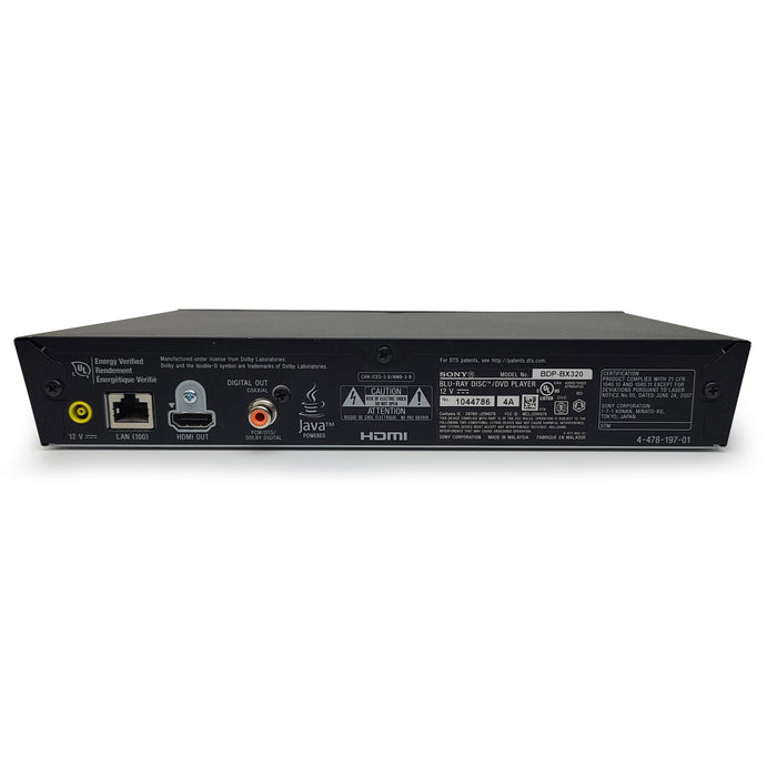 Sony BDP-BX320 Blu Ray Disc / DVD Player with Remote-Electronics-SpenCertified-refurbished-vintage-electonics