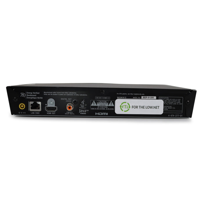 Sony BDP-S100 HDMI and Blu Ray Disc / DVD Player-Electronics-SpenCertified-refurbished-vintage-electonics