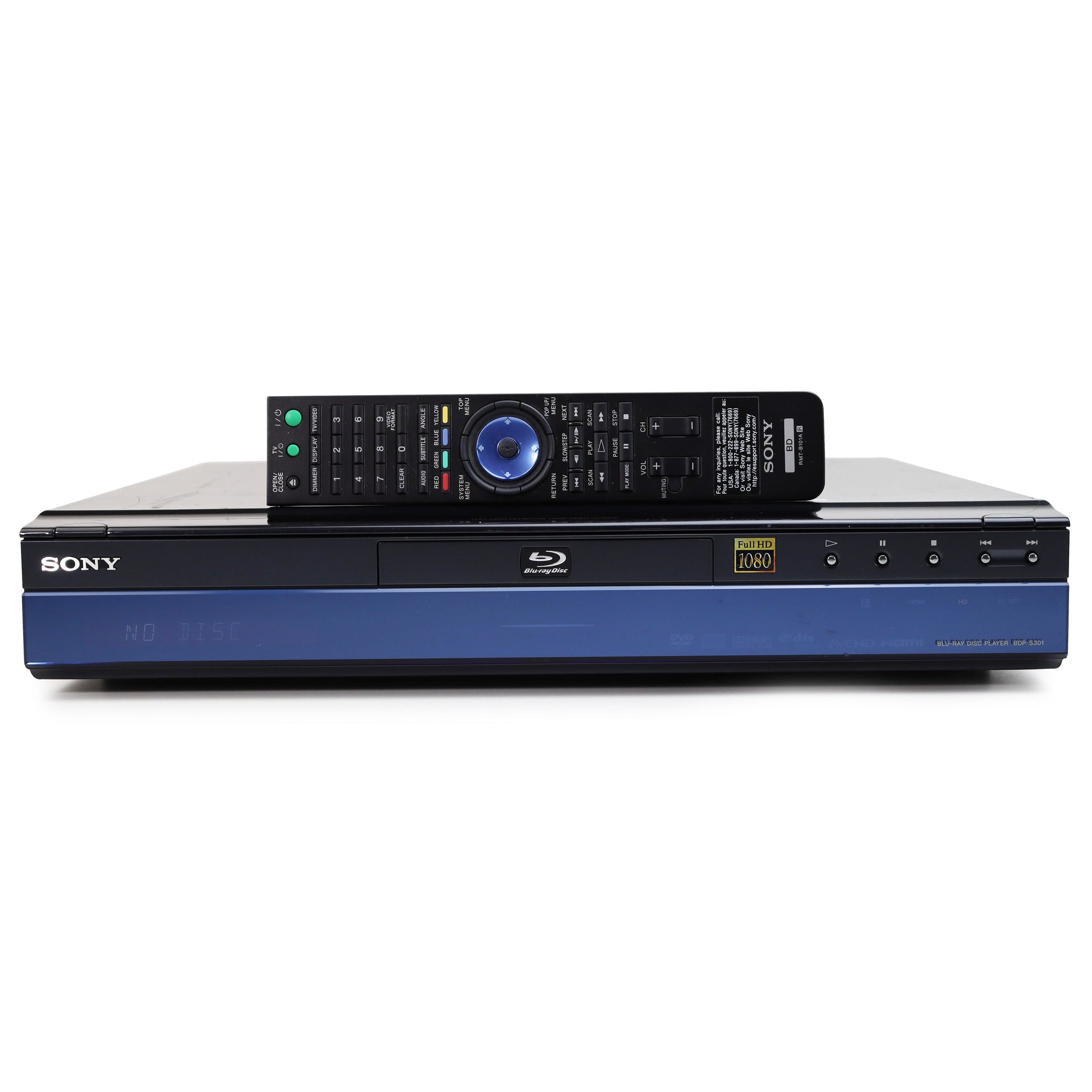 Sony BDP S Blu Ray Disc / DVD Player Full HD  Java Powered