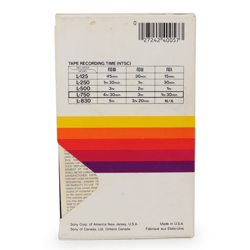 Sony Betamax Recordable Video Cassette-Electronics-SpenCertified-refurbished-vintage-electonics
