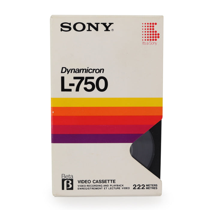 Sony Betamax Recordable Video Cassette-Electronics-SpenCertified-refurbished-vintage-electonics