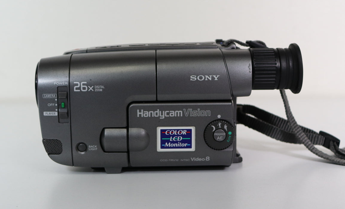 Sony CCD-TRV12 Handycam Vision Video 8 NTSC 8mm Player Recorder Camera-Video Cameras-SpenCertified-vintage-refurbished-electronics