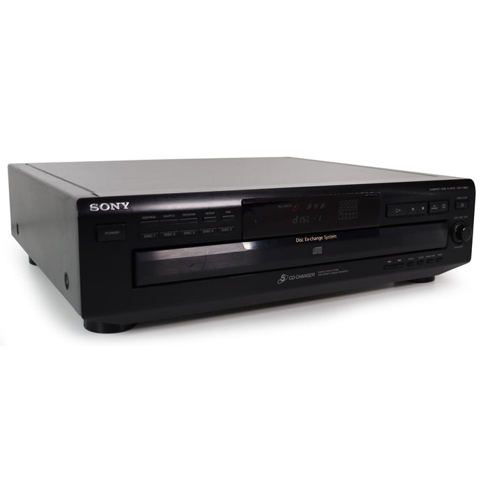 Sony CDP-C160Z 5-Disc Carousel CD Changer Compact Disc Player Basic Design Home Audio System-Electronics-SpenCertified-refurbished-vintage-electonics