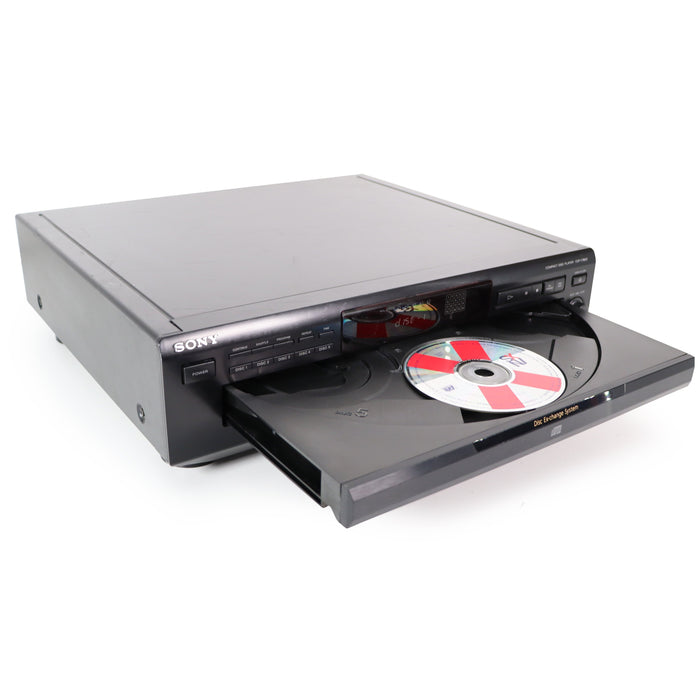 Sony CDP-C160Z 5-Disc Carousel CD Changer Compact Disc Player Basic Design Home Audio System-Electronics-SpenCertified-refurbished-vintage-electonics