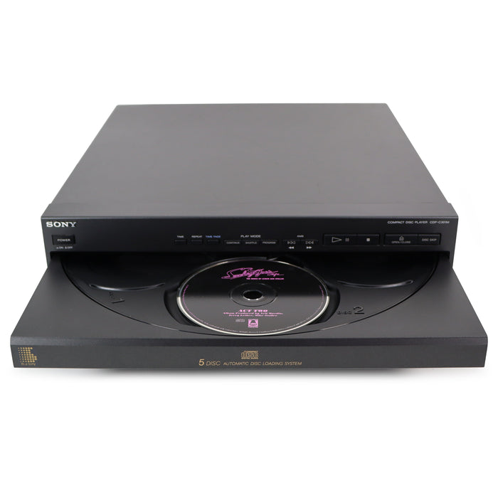 Sony CDP-C301M 5-Disc Carousel CD Changer-Electronics-SpenCertified-refurbished-vintage-electonics