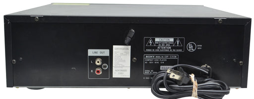 Sony CDP-C312M 5 Disc CD Changer Player-Electronics-SpenCertified-refurbished-vintage-electonics