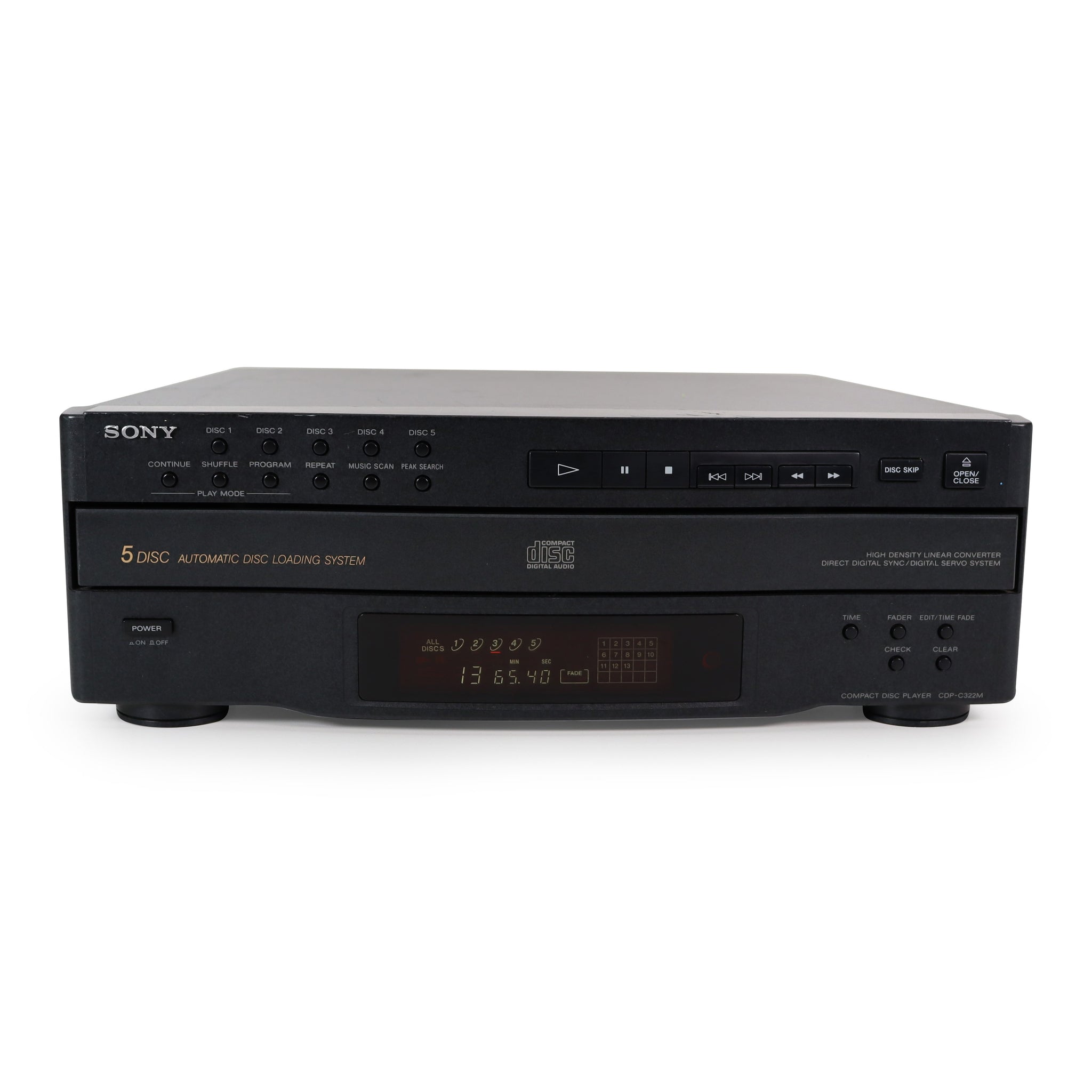 f065 SONY ソニー COMPACT DISC PLAYER CDデッキ CDP-333ESD 通電 ジャンク Discman D-50 (Sony) 1984年 | 古いハードに囲まれて since2011