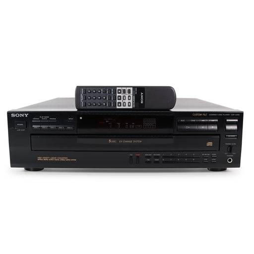 Sony CDP-C445 5-Disc Carousel CD Player-Electronics-SpenCertified-refurbished-vintage-electonics