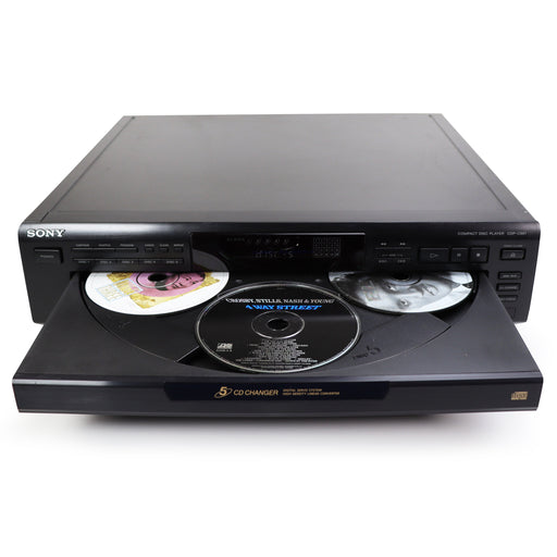 Sony CDP-C661 5 Disc Carousel CD Changer-Electronics-SpenCertified-refurbished-vintage-electonics