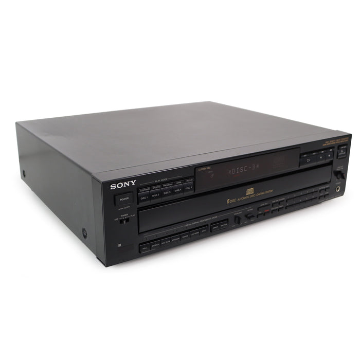 Sony CDP-C735 5-Disc Carousel CD Player-Electronics-SpenCertified-refurbished-vintage-electonics
