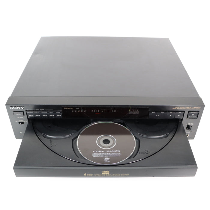 Sony CDP-C735 5-Disc Carousel CD Player-Electronics-SpenCertified-refurbished-vintage-electonics