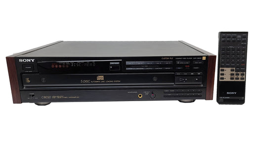 Sony CDP-C8ESD 5 Disc CD Changer Elevated System-Electronics-SpenCertified-refurbished-vintage-electonics