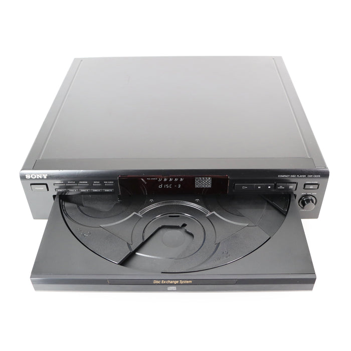 Sony CDP-CE215 5-Disc Carousel CD Changer-Electronics-SpenCertified-refurbished-vintage-electonics