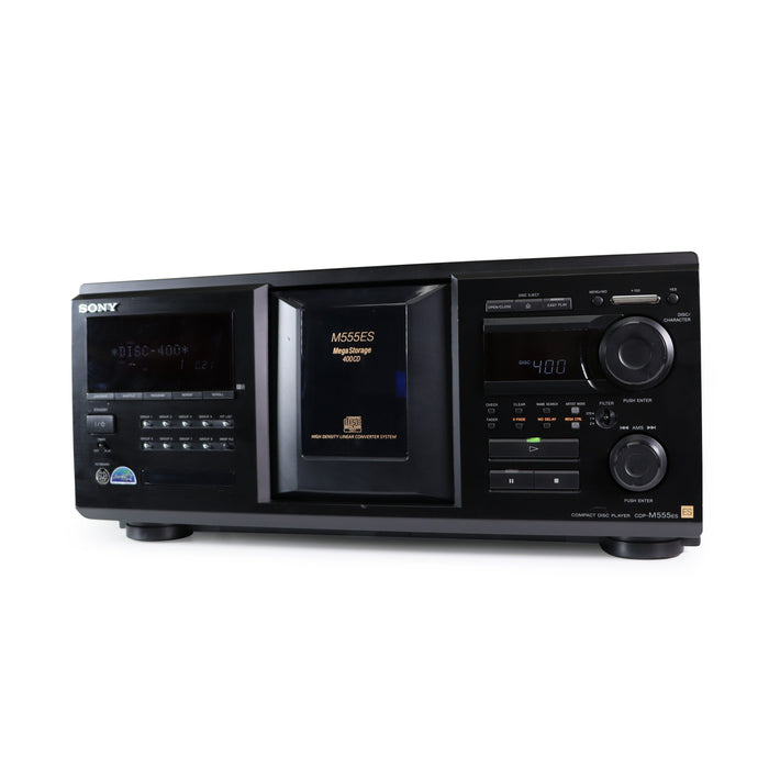 Sony CDP-M555ES 400 CD Compact Disc Changer Disc Explorer Jukebox Player-Electronics-SpenCertified-refurbished-vintage-electonics