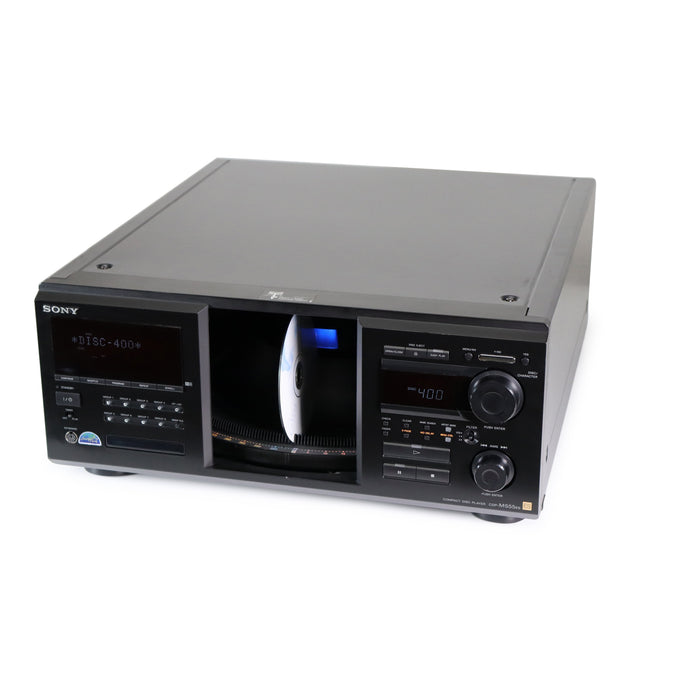 Sony CDP-M555ES 400 CD Compact Disc Changer Disc Explorer Jukebox Player-Electronics-SpenCertified-refurbished-vintage-electonics