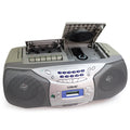 Sony CFD-S26 Portable CD Player / Cassette Player Speaker Boombox with Radio Combo Wall or Battery Power