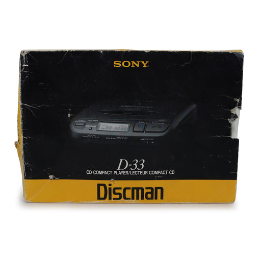 Sony D-33 Portable Discman-Electronics-SpenCertified-New-refurbished-vintage-electonics