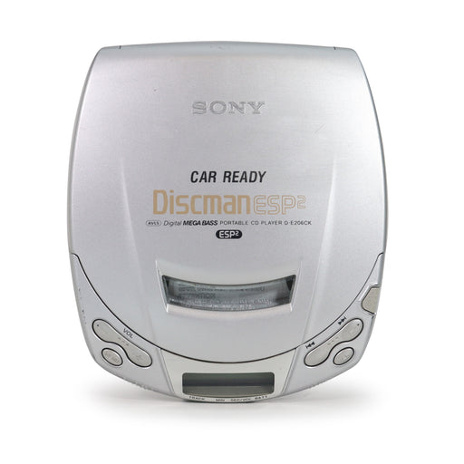 Sony D-E206CK Discman Silver Portable CD Player-Electronics-SpenCertified-refurbished-vintage-electonics