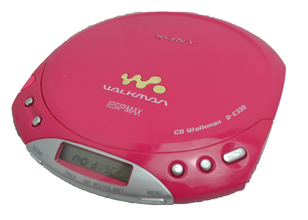 Sony D-E330 Pink Walkman CD Player ESP MAX CD-R/RW
