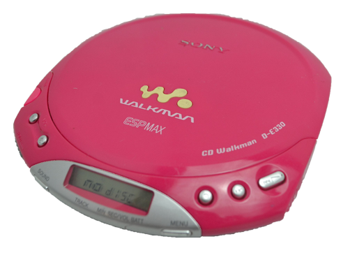 Sony D-E330 Pink Walkman CD Player ESP MAX CD-R/RW-Electronics-SpenCertified-refurbished-vintage-electonics