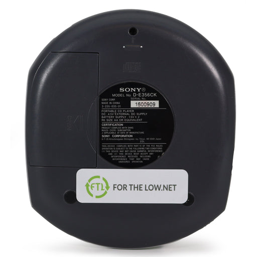 Sony D-E356CK Car Ready Portable CD Player-Electronics-SpenCertified-refurbished-vintage-electonics