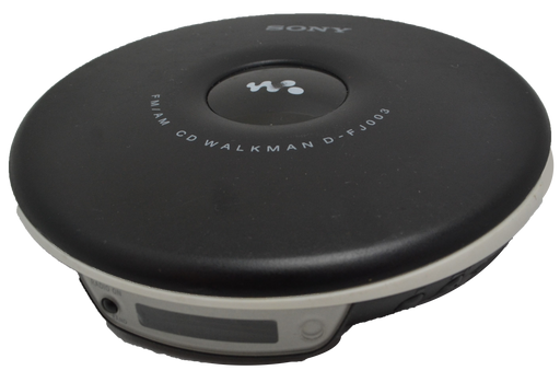Sony D-FJ003 Walkman Black CD Player w/ AM/FM Radio Built-in-Electronics-SpenCertified-refurbished-vintage-electonics