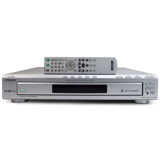 Sony DVP-NC60P 5-Disc DVD/CD Changer Progressive Scan Slim Design Five Carousel Loading Player-Electronics-SpenCertified-refurbished-vintage-electonics