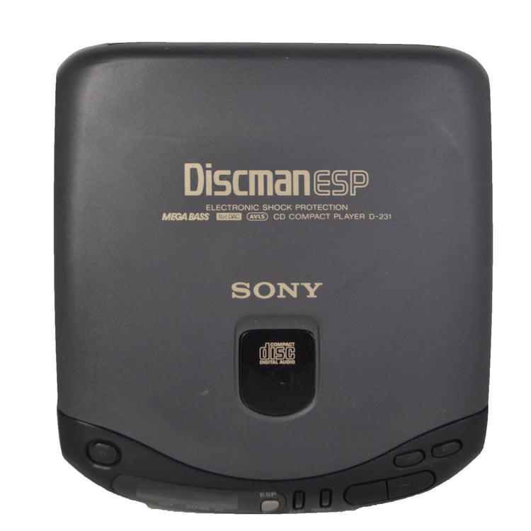 ソニー D-1000 コンパクトディスクプレーヤー SONY ディスクマン CD Sony Discman D-231 ESP Electronic Shock Protection CD Portable